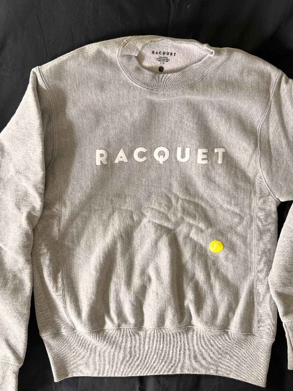 Champion Racquet Magazine Tennis Sweatshirt - Gray, S